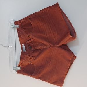 Carve Designs Dark Coral Oahu Cord Shorts